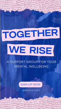 Mental Health Support Group TikTok Video Image Preview