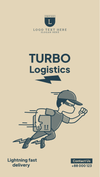 Turbo Logistics Facebook story Image Preview