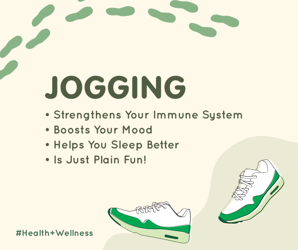 Jogging Facts Facebook Post Design Image Preview