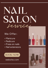 Boho Nail Salon Flyer Image Preview