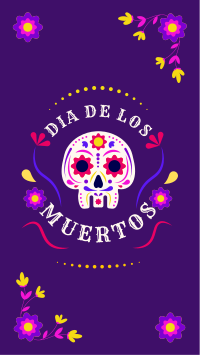 Calavera of the Dead Instagram Story Design