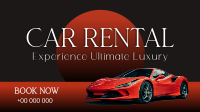 Lux Car Rental Facebook event cover Image Preview