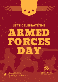 Armed Forces Day Greetings Poster Image Preview