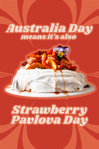 Australian Strawberry Pavlova Pinterest Pin | BrandCrowd Pinterest Pin ...