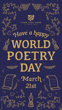 World Poetry Day Instagram Reel Preview