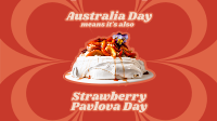 Australian Strawberry Pavlova Facebook event cover Image Preview