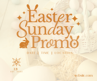 Modern Nostalgia Easter Promo Facebook Post Image Preview