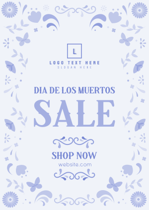 Floral Picado Sale Poster Image Preview