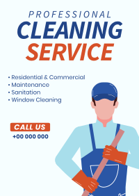Janitorial Cleaning Flyer Design
