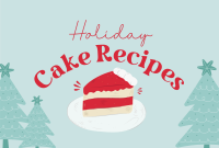 Special Holiday Cake Sale Pinterest board cover Image Preview