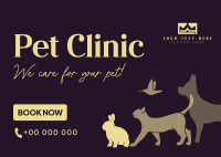 Bright Pet Clinic Postcard Image Preview