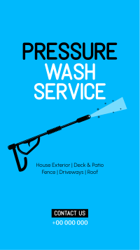 Power Washing Service Facebook Story Design