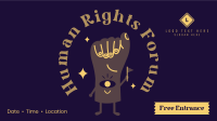Human Rights Day Facebook Event Cover Design