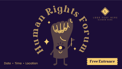 Human Rights Day Facebook Event Cover Image Preview