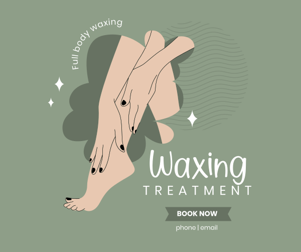 Leg Waxing Facebook Post Design Image Preview