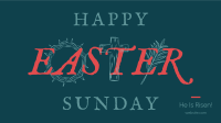 Rustic Easter Facebook Event Cover Design