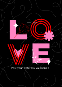 Valentine's Date Flyer Design