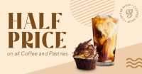 Half Price Coffee Facebook ad Image Preview