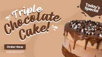 Triple Chocolate Cake Facebook event cover Image Preview