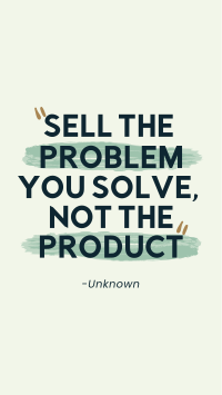 Sell the Problem Instagram story Image Preview