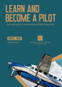 Flight Training Program Flyer Image Preview