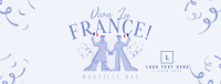 Wave Your Flag this Bastille Day Facebook cover Image Preview