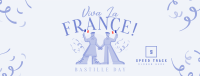 Wave Your Flag this Bastille Day Facebook cover Image Preview