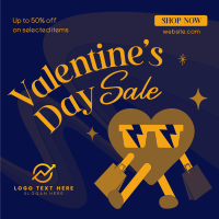 Valentine's Sale Instagram Post Design