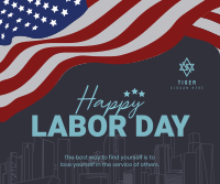 Celebrate Labor Day Facebook Post Design