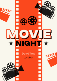 Movie Marathon Night Poster Preview