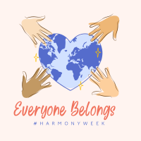 Harmony Hands Instagram Post Design