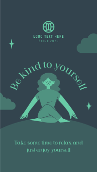 Be Kind To Yourself TikTok Video Design