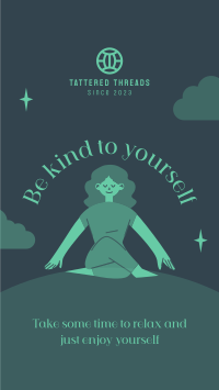 Be Kind To Yourself TikTok Video Image Preview