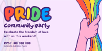 Hold Your Pride Twitter Post Design