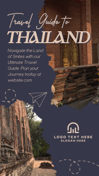 Thailand Travel Guide Facebook Story Design