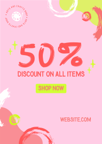 Discount for Artists Poster Image Preview