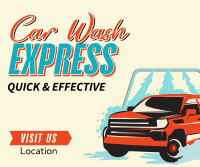 Vintage Auto Car Wash Facebook post Image Preview