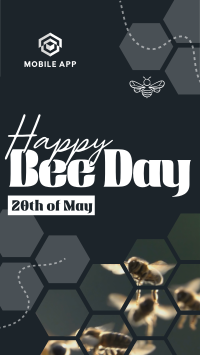 Happy Bee Day Instagram Story Design