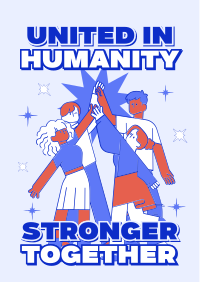 United Humanitarian Day Flyer Image Preview