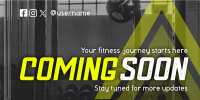 Coming Soon Fitness Gym Teaser Twitter post Image Preview