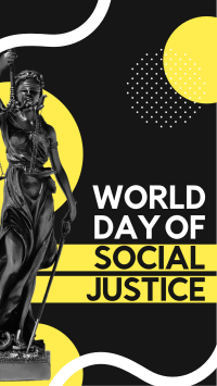 Social Justice World Day Instagram Story Design