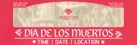 Minimalist Dia De Los Muertos Twitter Header Preview