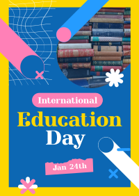 Happy Education Day  Flyer Image Preview