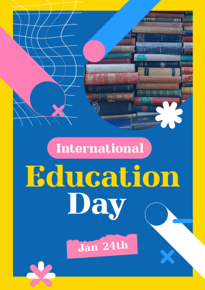 Happy Education Day  Flyer Image Preview
