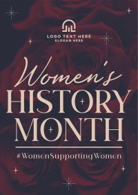 Women's History Month Flyer Design