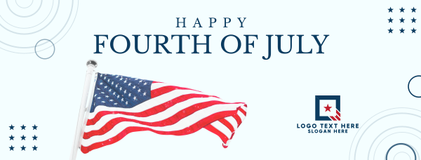 Happy Fourth of July Facebook Cover Design Image Preview