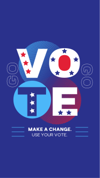 Vote for Change Facebook story Image Preview