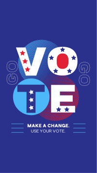 Vote for Change Facebook Story Image Preview