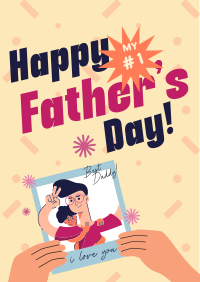 Father's Day Selfie Flyer Image Preview