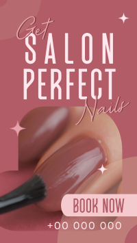 Perfect Nail Salon Instagram Story Design